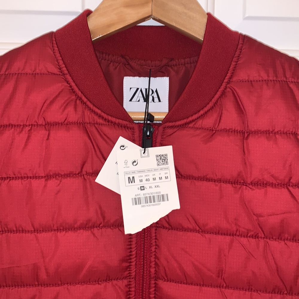 ZARA Men Puffer Vest Mens Size M - Picture 6 of 14